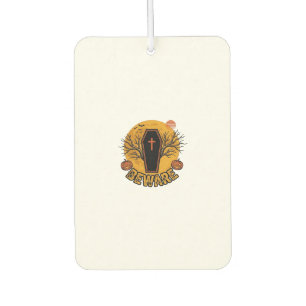Désodorisant Pour Voiture Chemise vintage citrouille cercueil Halloween méfi