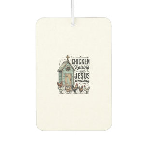 Désodorisant Pour Voiture Chemise vintage de ferme élevant des poulets et lo