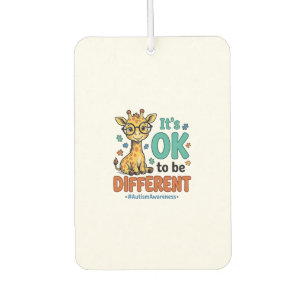 Désodorisant Pour Voiture Chemise Vintage Girafe Différente Sensibilisation