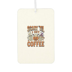 Désodorisant Pour Voiture Chemise vintage Halloween Café Épouvantable jusqu'