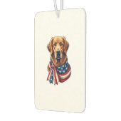 Désodorisant Pour Voiture Chemise Vintage Old Glory Golden Retriever 2 (Gauche)