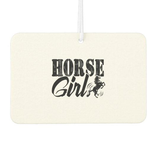 Désodorisant Pour Voiture Cheval fille (Devant)