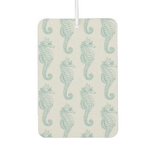 Désodorisant Pour Voiture Chevaux de mer tropicaux, Motif hippocampe - gris 