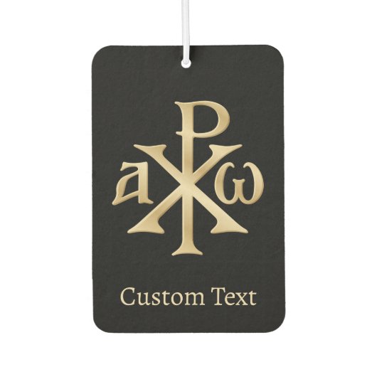 Désodorisant Pour Voiture Chi Rho Christogram (Devant)