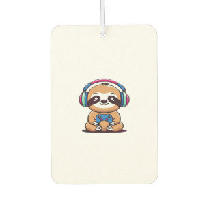 Désodorisant Pour Voiture Chibi Kawaii Paresseux Joueur � Drôle Animal Migno