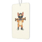 Désodorisant Pour Voiture Chien Bouledogue Français Cool Vintage Transportan (Gauche)