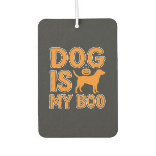 Désodorisant Pour Voiture Chien Est Mon Boo Halloween Chien