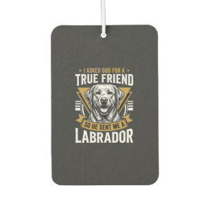 Désodorisant Pour Voiture Chien Labrador véritable ami