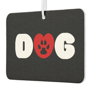 Désodorisant Pour Voiture Chien Love Heart Air Freshener