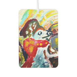 Désodorisant Pour Voiture Chien mignon et promenade en voiture