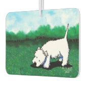 Désodorisant Pour Voiture Chien Westie (Gauche)