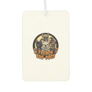 Désodorisant Pour Voiture Chiens de bouh français Halloween Bouledogue franç
