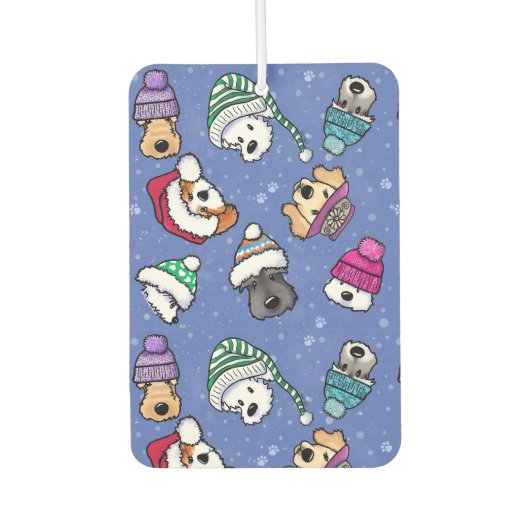 Désodorisant Pour Voiture Chiens d'hiver (Devant)