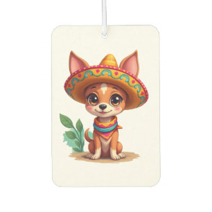 Désodorisant Pour Voiture Chihuahua Mexique Cinco de Mayo Chien Drôle (