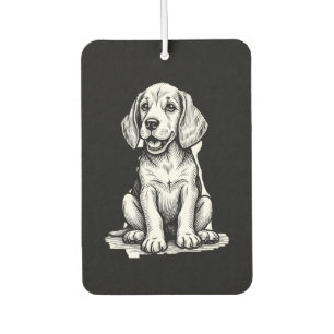 Désodorisant Pour Voiture Chiot beagle adorable, Amoureux des animaux de fam