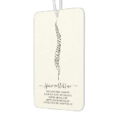 Désodorisant Pour Voiture Chiropractic Service Chiro Chiropractor  (Gauche)