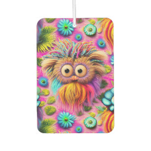 Désodorisant Pour Voiture Chouette cosmique Trippy Hippie Psychedelic Origin