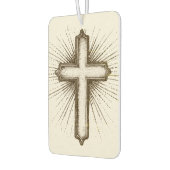 Désodorisant Pour Voiture Christian Cross Faith Protection Prayer (Gauche)