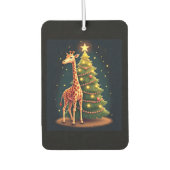 Désodorisant Pour Voiture Christmas Giraffe Official Tree Topper Funny Tall (Devant)