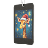 Désodorisant Pour Voiture Christmas Giraffe Santa Hat Starry Night Holiday L (Gauche)