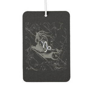 Désodorisant Pour Voiture Chrome Capricorn Symbole Zodiaque sur Hevelius