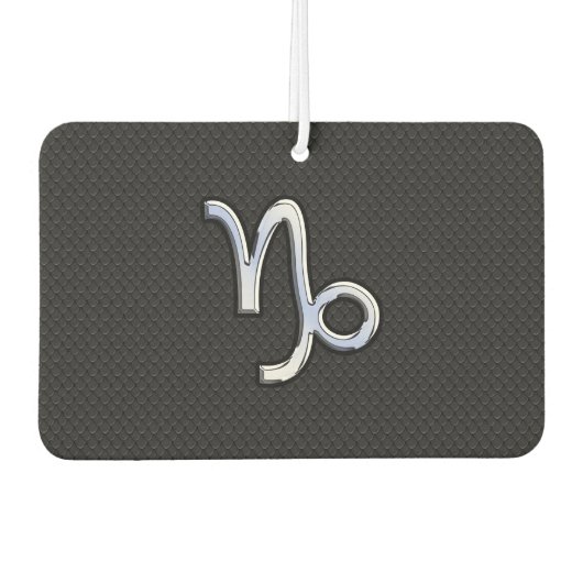 Désodorisant Pour Voiture Chrome moderne comme Capricorne Se connecter style (Devant)