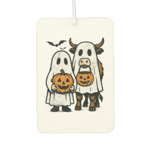 Désodorisant Pour Voiture Chute Cute Vache Highland Ghost Halloween 2