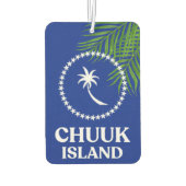 Désodorisant Pour Voiture Chuuk Chuukese Micronesia Accessoire automobile (Dos)