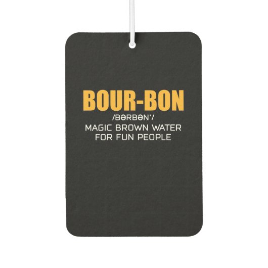Désodorisant Pour Voiture Cigar Lover | Bourbon Magic Brown (Devant)