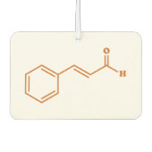 Désodorisant Pour Voiture Cinnamon Cinnamaldéhyde Formule chimique moléculai (Devant)