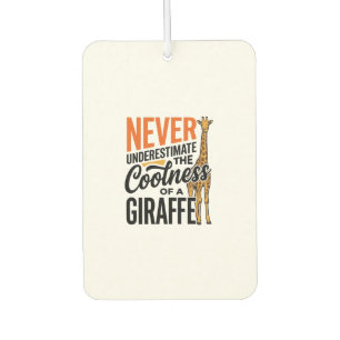 Désodorisant Pour Voiture Citation de girafe drôle design vintage vecteur T-