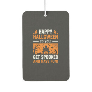 Désodorisant Pour Voiture Citation de maison hantée effrayante pour Hallowee