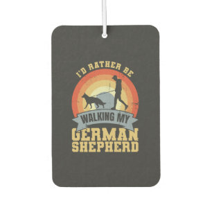 Désodorisant Pour Voiture Citation de propriétaire de berger allemand vintag