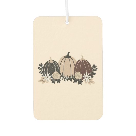 Désodorisant Pour Voiture Citrouille (Devant)