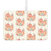 Désodorisant Pour Voiture Citrouille d'aquarelle de automne Boho (Dos)