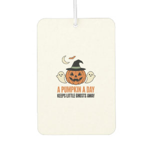 Désodorisant Pour Voiture Citrouille d'Halloween Fantôme Drôle Citation Vint