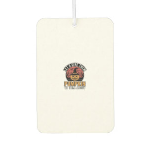 Désodorisant Pour Voiture Citrouille Drôle Halloween Vintage Design de T-Shi