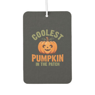 Désodorisant Pour Voiture Citrouille la plus cool du patch Design Halloween