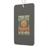 Désodorisant Pour Voiture Citrouille la plus cool sur le patch Design Hallow (Gauche)