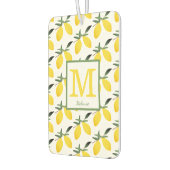Désodorisant Pour Voiture Citrus citron Nom du monogramme (Gauche)