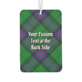 Désodorisant Pour Voiture Clan Armstrong Crest sur Tartan Air Freshener (Dos)