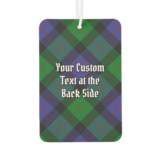 Désodorisant Pour Voiture Clan Blair Crest Air Freshener (Dos)