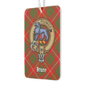 Désodorisant Pour Voiture Clan Bruce Crest sur Tartan (Gauche)