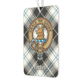 Désodorisant Pour Voiture Clan Forbes Crest sur la robe Tartan (Gauche)