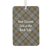Désodorisant Pour Voiture Clan Gordon Crest sur Tartan Patiné (Dos)