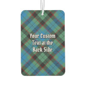 Désodorisant Pour Voiture Clan Guthrie Crest sur Tartan (Dos)