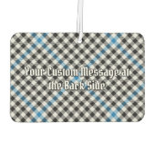 Désodorisant Pour Voiture Clan Haig Crest over Check Tartan (Dos)