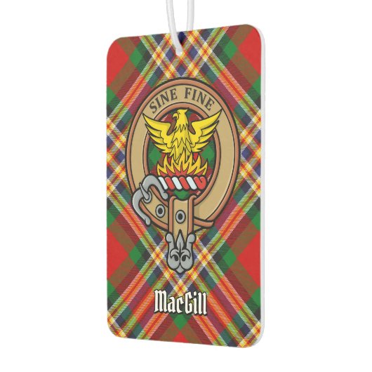 Désodorisant Pour Voiture Clan MacGill Crest sur Tartan Air Freshener (Gauche)