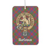 Désodorisant Pour Voiture Clan MacGowan Crest sur Tartan (Devant)