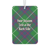 Désodorisant Pour Voiture Clan MacIntyre Crest sur la chasse Tartan (Dos)